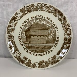 Collective plate. Fort Kent, Maine.